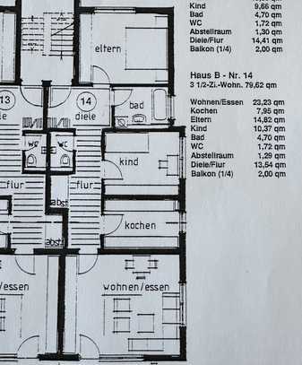 Charmante 3-Zi-Whg. BJ.1992 * Balkon + Garage