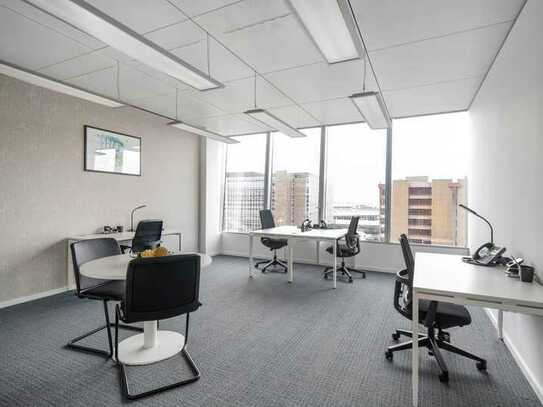 Privater Büroraum für 5 Personen in Regus The Squaire Business Center