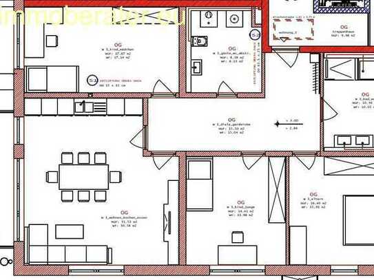 Neubau -Projektiert/ Große 4-Zi-Whg- WFL 115 m² / Balkon / kleine Hausgemeinschaft - gute Stadtlage