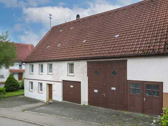 Bauernhaus mit großer Scheune... ideal für Hobbyhandwerker zum Herrichten