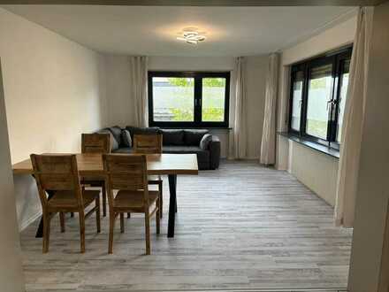 First-time occupancy after renovation with EBK and balcony: stylish 4-room apartment in Landstuhl