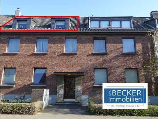 Büderich: FRISCH RENOVIERT, 2-Zi. - DG - Single - Wohnung neue EBK in 6-Fam.Haus