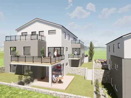 Neubau 2-Zimmer-Wohnung Erdgeschoss (59,65 m²) Bogen - KfW55 EE