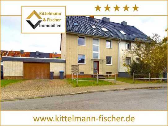 EINFAMILIENHAUS IM HERZEN WOLFSBURGS! EIGENTUMSGRUNDSTÜCK, KELLER, FERNWÄRME, NEUES DACH, GARAGE