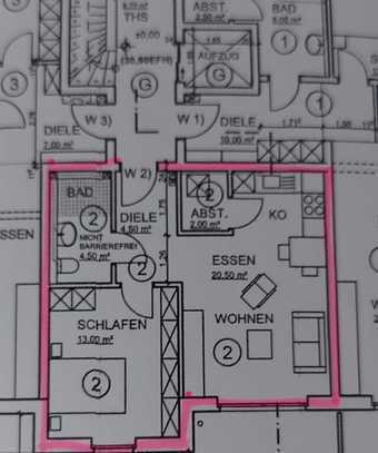 Barrierefreie u. gepflegte 2-Raum-EG-Wohnung mit eigenem Garten in Hünxe