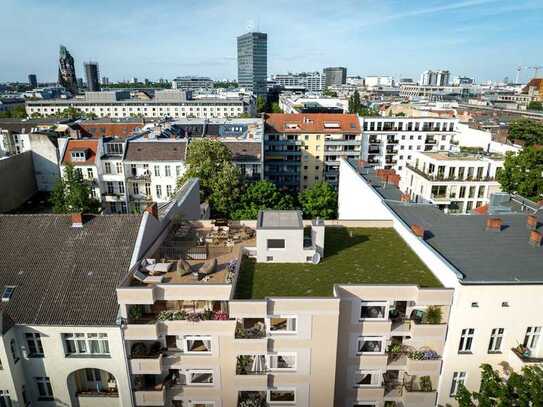 Charlottenburg: Eislebener Str: VERMIETETE 4-Zi-Whg, 91m² - 5.OG + SÜD-Loggia - kündbar in 9 Monaten