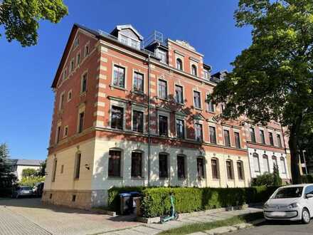 Chemnitz: Helle, vermietete Maisonettewohnung mit Balkon in ruhiger, grüner Lage zu verkaufen!