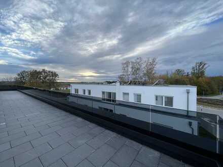 Neubau Penthouse-Whg. in Bestlage Odelzhausen-Höfa, sonnige, lux. 3 Zi.-Dachterr.-Whg., 2x TG