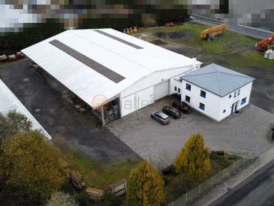 Gewerbehalle (1.200 m²) für Produktion, Lager mit Büros in 56727 Mayen (Gewerbegebiet) zu vermieten.