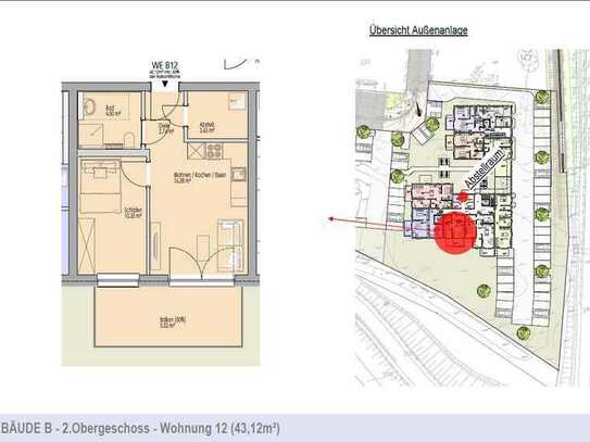 Kapitalanlage oder Selbstnutzung - 2 - Zimmerwohnung mit Balkon!