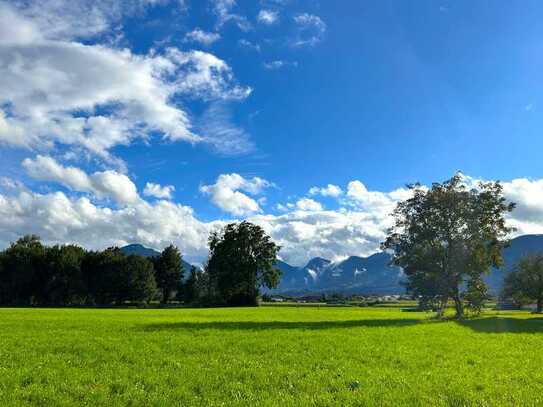 Außergewöhnliche Wohnung mit Südterrasse, Garten und Bergblick