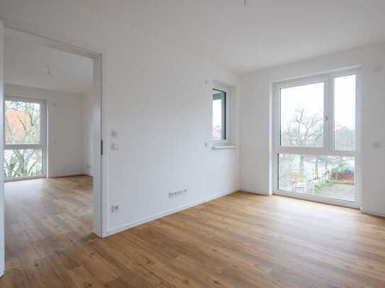 Neubau-Erstbezug | Wunderschöne 3-Zimmer-Wohnung mit Loggia und Einbauküche zum Innenhof