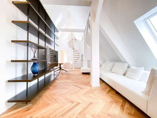 Luxuriöse Penthouse-Wohnung mit Dachterrassen und Aufzug direkt in die Wohnung