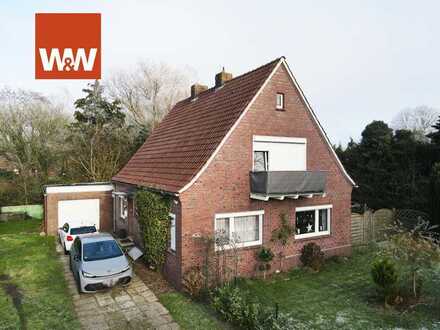 Solides EFH mit 156,5 m² Wohnfläche auf 650 m² Grundstück im Ortskern von Hesel / Ostfriesland.