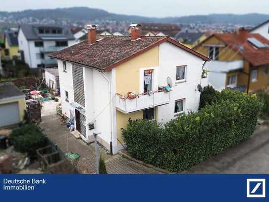 Weinheim - Zweifamilienhaus aus den 60er Jahren, sanieren und ein Schmuckstück schaffen!