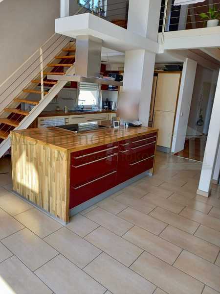                                                               *** Charmante Maisonette-Dachgeschosswohnung mit Balkon + Garage + Au&szlig;enstellpl&hellip;                                                       in Lampertheim (Bergstraße)
