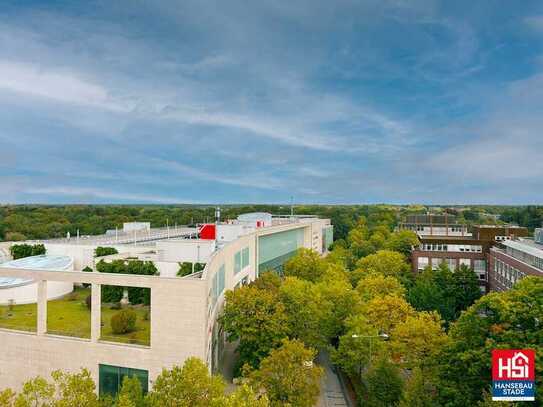 Exklusives Appartement mit sonniger Süd-Loggia – nur wenige Schritte zum Alstertal-Einkaufszentrum