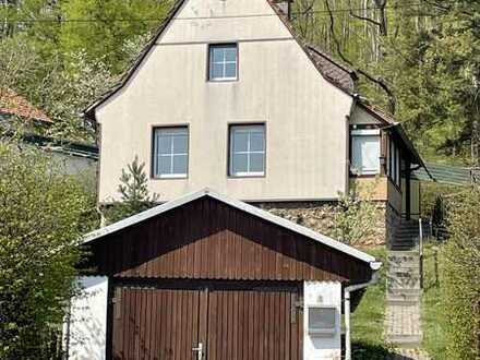 Solides Einfamilienhaus in traumhafter Südhanglage mit Blick auf den Rennsteig