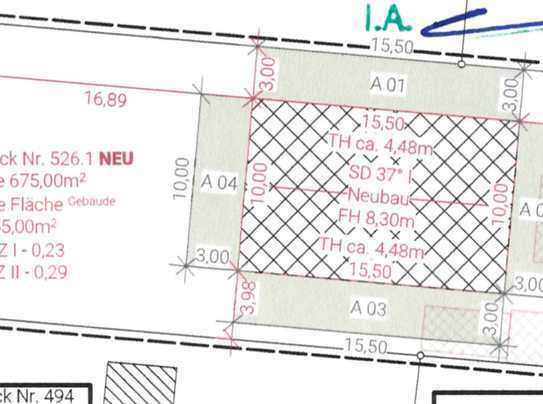 Baugrundstück in Gütersloh-Friedrichsdorf für großes Haus oder Doppelhaushälfte, mehr Generationen