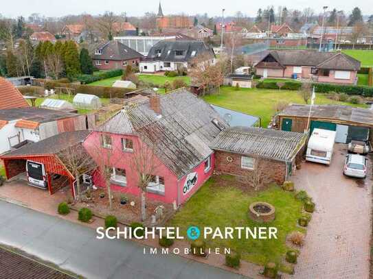 Stadland - Schwei | Großzügiges Einfamilienhaus mit Terrasse, großem Garten & weiterem Baugrundstück