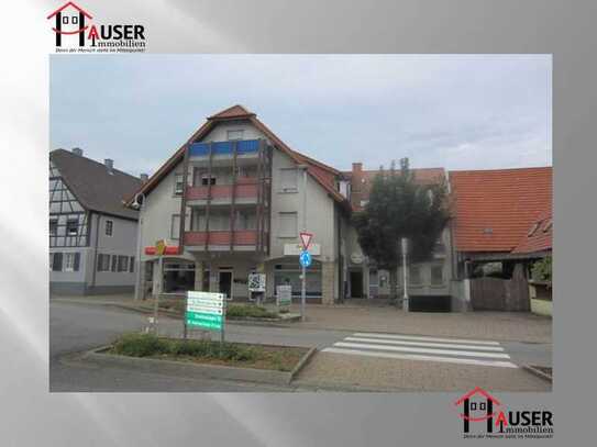 St. Leon-Rot, OT St. Leon: 4-ZKB-Maisonettewohnung im Zentrum mit 2 TG-Stellplätzen. Kein Balkon.