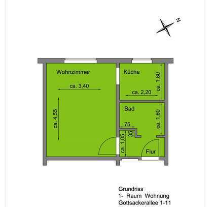 KLEIN und bald DEIN? 1-Zimmerwohnung ab sofort zu mieten!