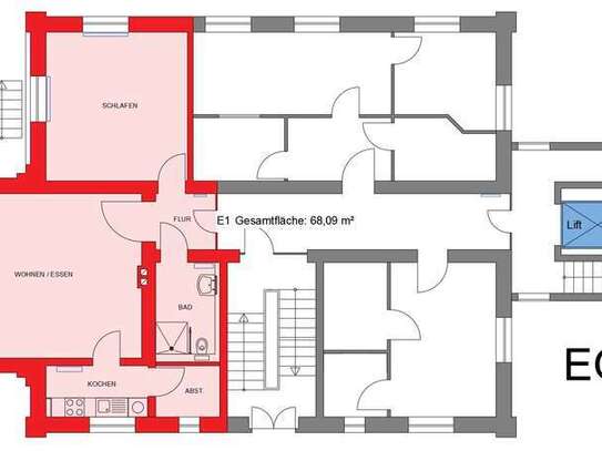 Ruhige, neuwertige 2-Zimmer-EG-Wohnung mit gehobener Innenausstattung in Naumburg