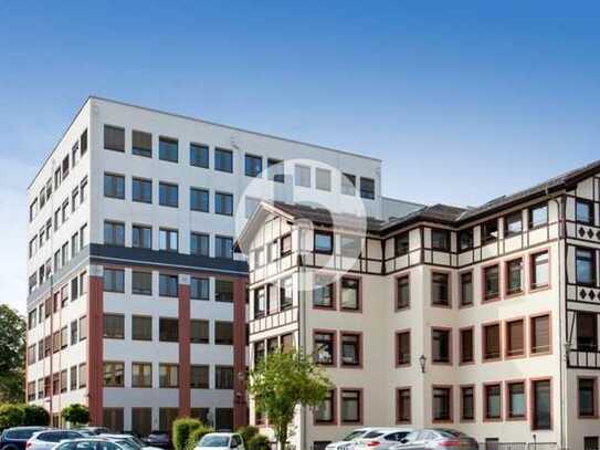 Büroflächen in Frankfurt Rödelheim zu vermieten: inklusive Kantine und ausreichend Außenstellplätzen
