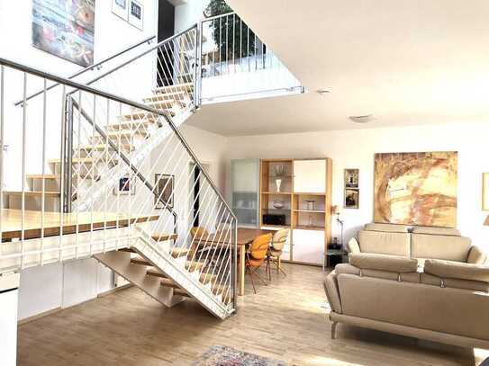 Loftartiges Penthouse // Maisonette // lichtdurchflutet // gr. Sonnenterrasse // gewerblich nutzbar