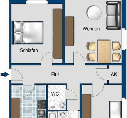 3- Zimmer Wohnung zum wohlfühlen!