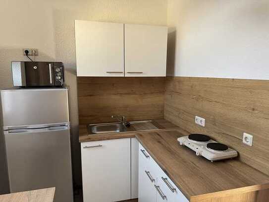 Single-Glück: Möbelierte 1-Raum-Wohnung