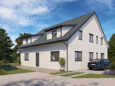 Doppelhaushälfte 125 m2 Wohnfläche in Schwetzingen Hirschacker als Neubau zu verkaufen