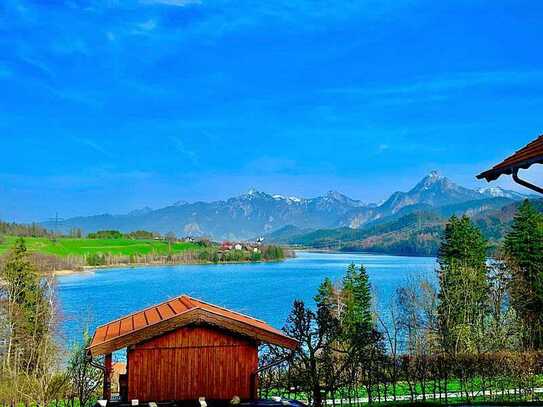 Seltenes Liebhabergrundstück mit Bergpanorama in Füssen / Weißensee