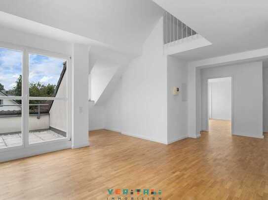 Lichtdurchflutete Maisonette in Sachsenhausen Süd mit 4 Terrassen und TG-Stellplatz