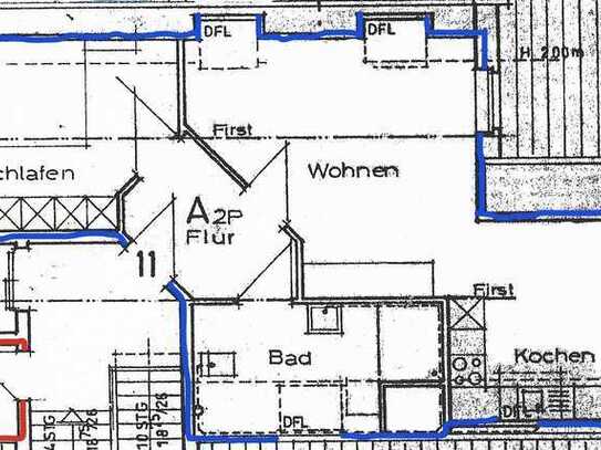 Barrierefreie 2-Zimmer-Dachgeschosswohnung im Herzen von Ostbevern