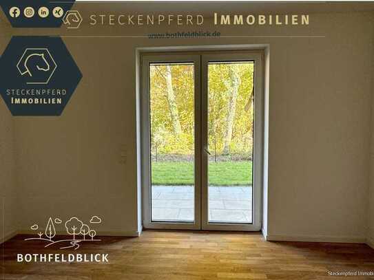 BothfeldBlick Exklusiv: Lichtdurchflutete EG-Wohnung mit 2 Terrassen, Garten und sonnigem Ambiente!