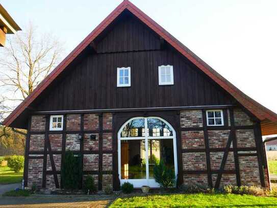 Gemütliches Fachwerkhaus in ruhiger Lage mit Blick auf Feld und Wald