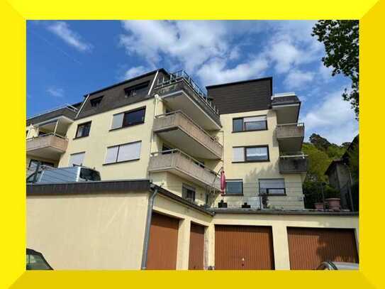 Großzügige 3-Zimmer Wohnung mit Balkon, Garage und "Traumaussicht"