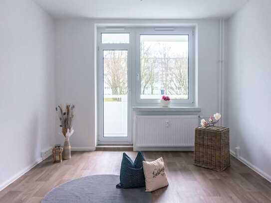 3-Raum-Wohnung mit Balkon und Tageslichtbad