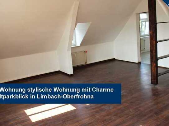 3-Raum Wohnung stylische Wohnung mit Charme und Stadtparkblick in Limbach-Oberfrohna