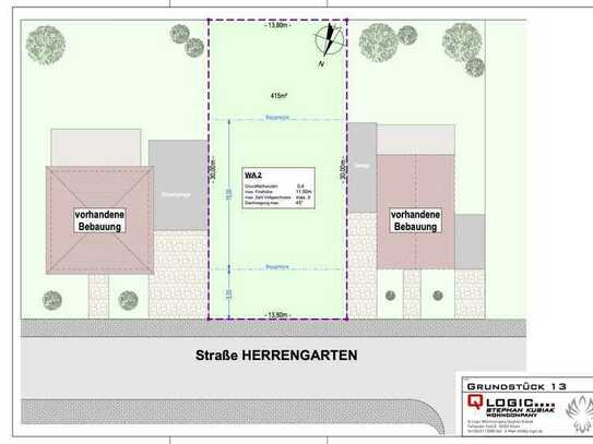 Sonniges, sofort bebaubares Grundstück mit S-Bahn-Anschluss und Glasfaser im Neubaugebiet!