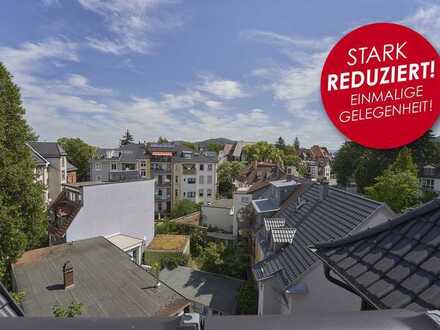 Sonnige Privatsphäre über den Dächern der Wiehre: großzügige 4-Zi-Whg. mit einmaliger Dachterrasse