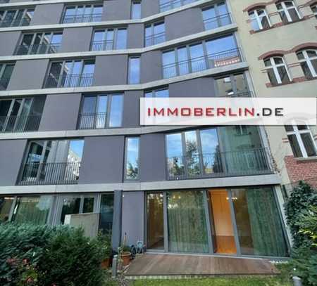 IMMOBERLIN.DE - Sehr beliebte Lage! Moderne Wohnung mit ruhiger Terrasse & Garten