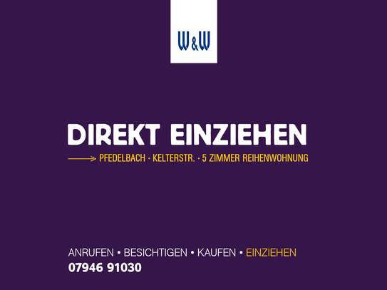 * Besichtigen * Kaufen * Sofort Einziehen * | 5-Zi.-Reihenwohnung inkl. Garten, EBK u. v. m.