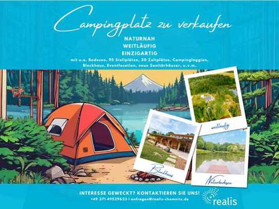 Campingplatz zu verkaufen: naturnah-weitläufig-einzigartig++u.a. mit Badesee, 95 Stellplätze, u.v.m.