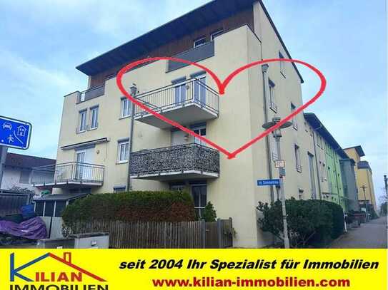 KILIAN IMMOBILIEN! TOP 2 ZI. WHG. AUS 2002 MIT 51 M² WFL. UND BALKON IN HIP! EBK * STELLPLATZ !