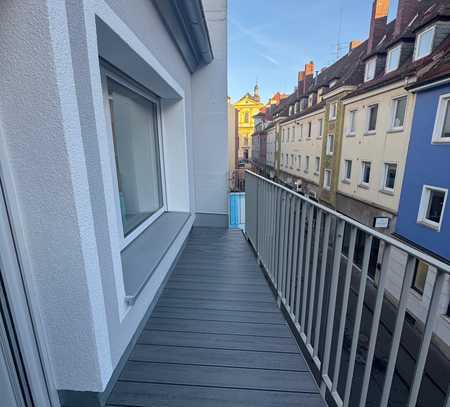 75 m² sanierte 3-Zimmer Whg. mit Balkon & EBK im Herzen der Stadt