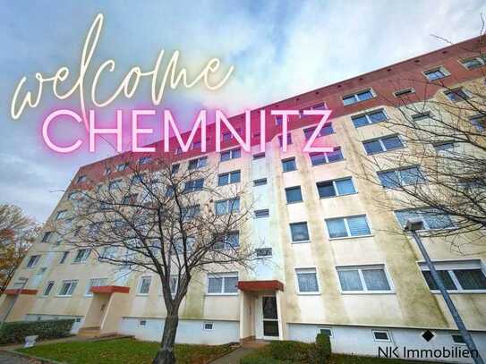 ++ gemütliche 3-Raum Wohnung in netter Nachbarschaft, Balkon mit Blick ins Grüne! ++