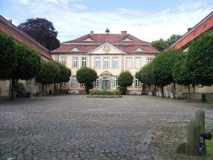 Wohnen im Barockschloss Rethmar - helle, große Wohnung mit Kamin im EG des Westflügels