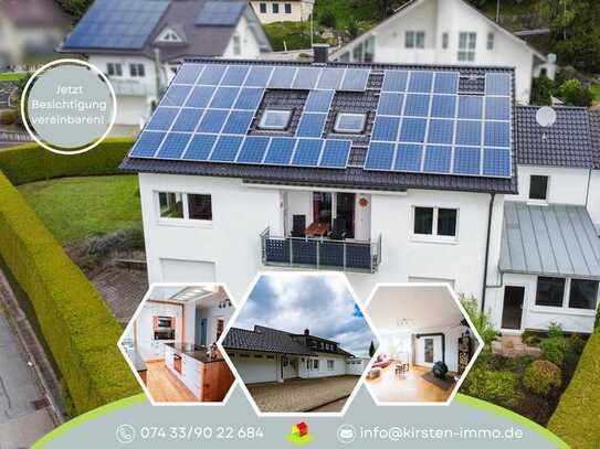 Modernes, saniertes 2-3 Familienhaus mit PV-Anlage, 2 Garagen und atemberaubendem Bergblick!